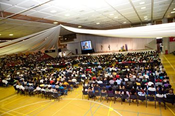 o Welcoming ceremony in Sports Centre
